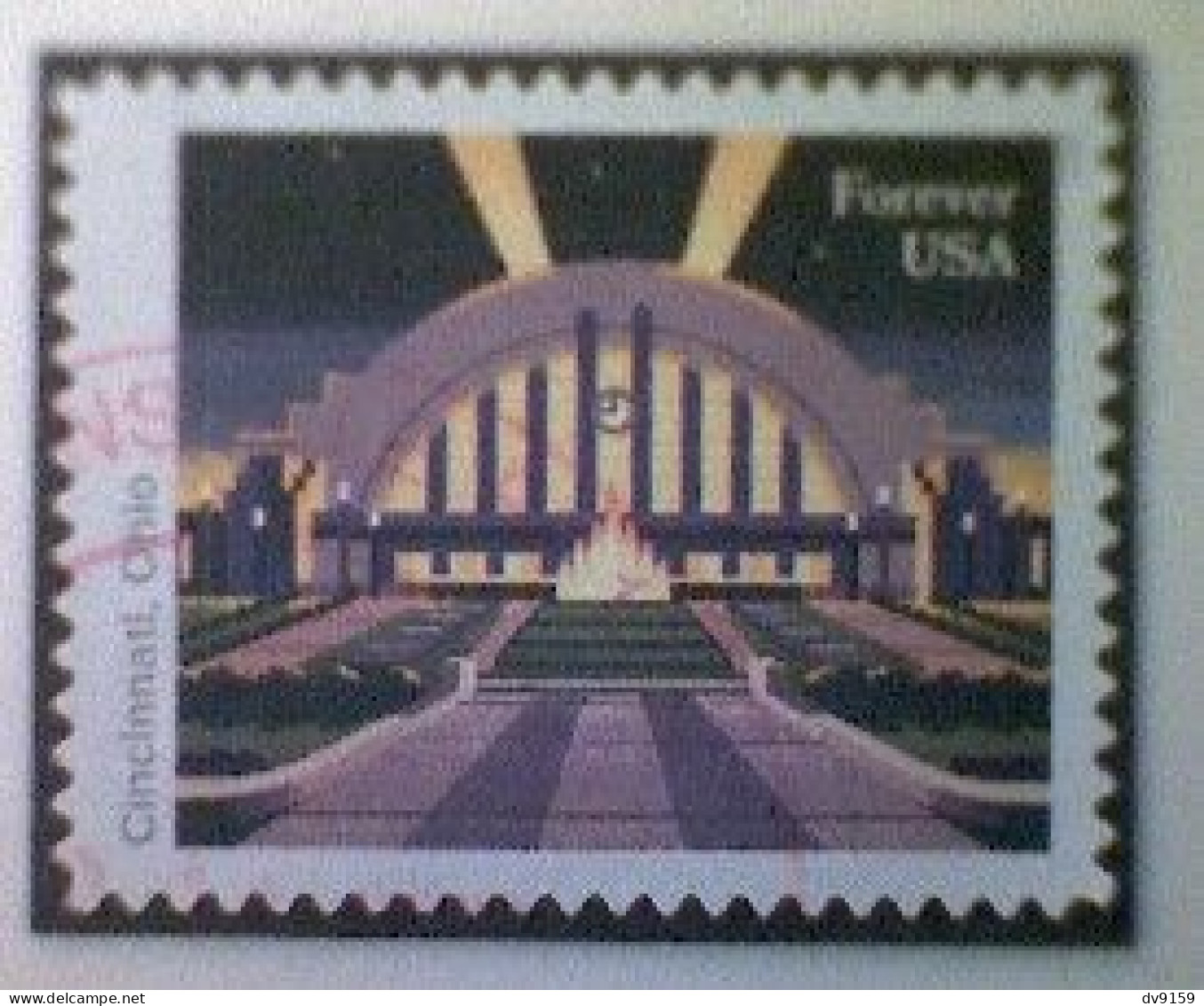 United States, Scott #5762, Used(o), 2023, Union Station, Cincinnati, Forever (63¢) - Gebruikt