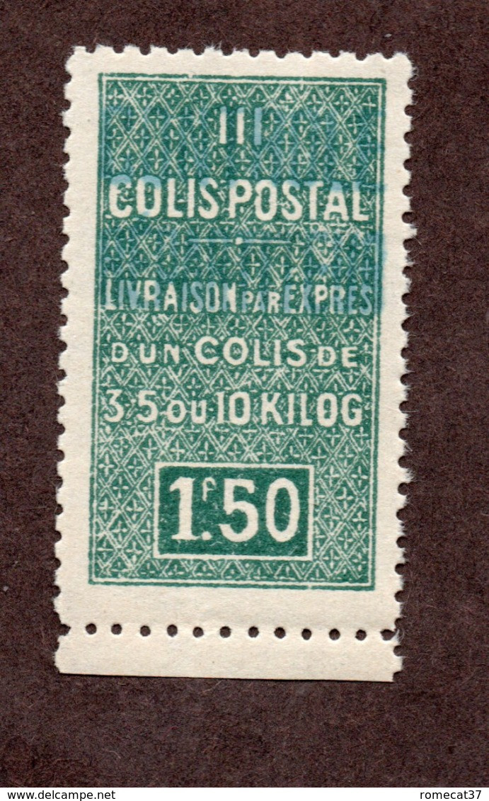 Algérie Colis Postaux  N°43A   N** LUXE  Cote 75 Euros !!!RARE - Parcel Post