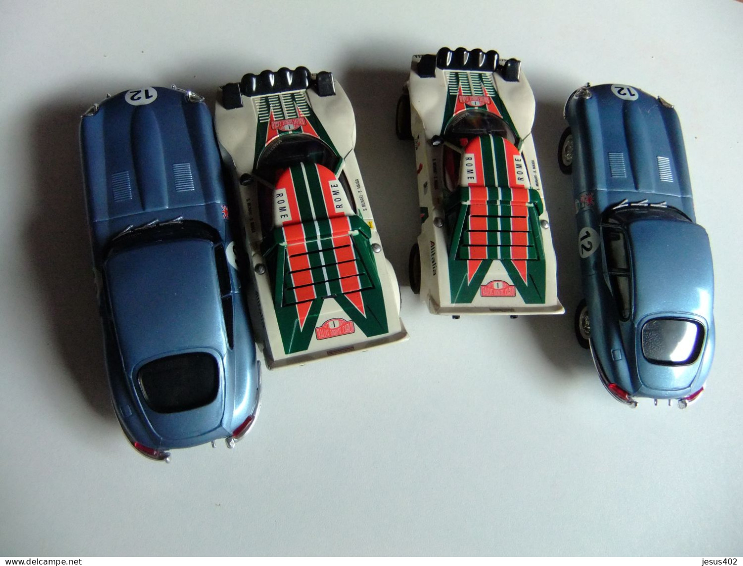 SCALEXTRIC CUATRO COCHES LANCIA STRATOS Y JAGUAR E ALTAYA - Road Racing Sets