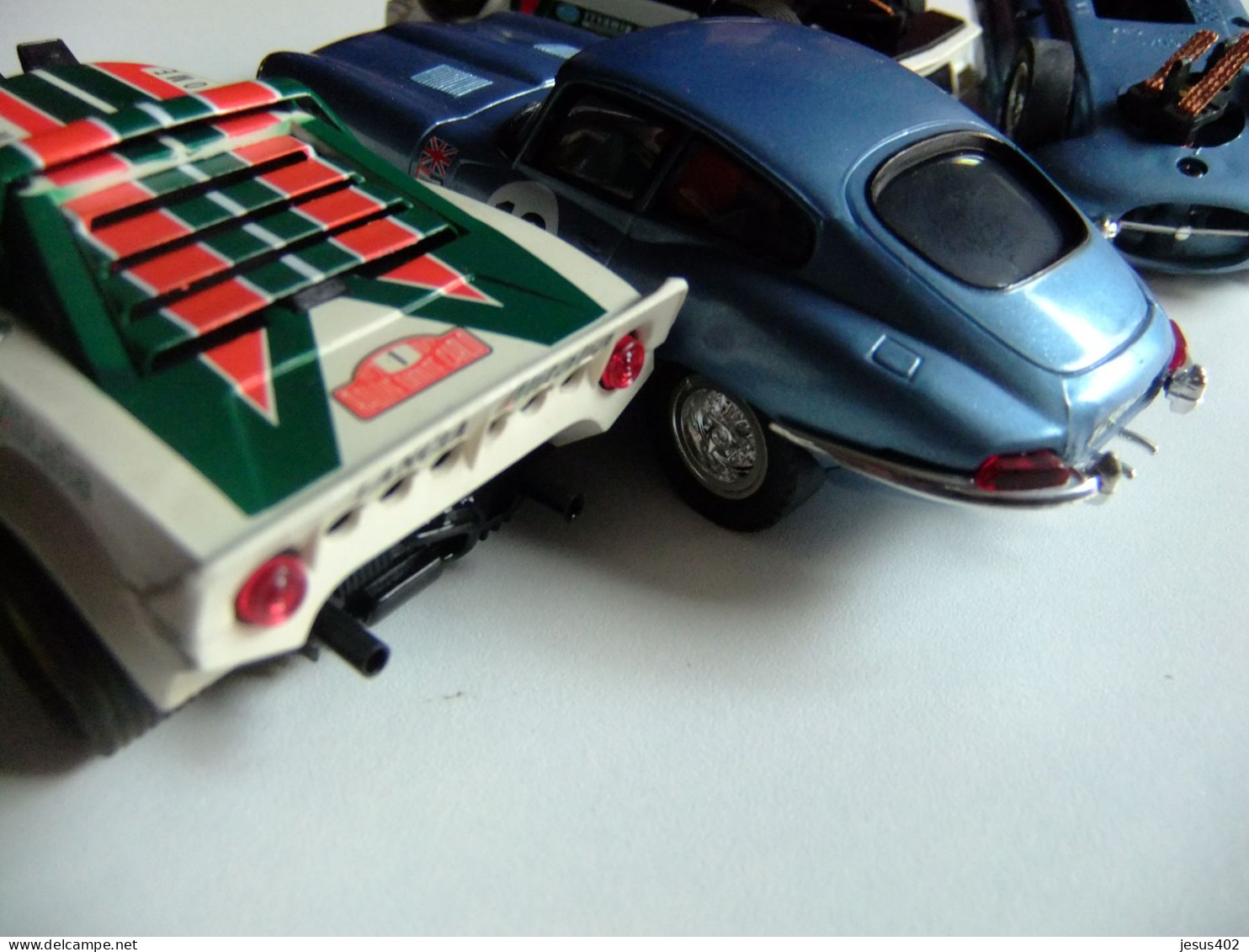 SCALEXTRIC CUATRO COCHES LANCIA STRATOS Y JAGUAR E ALTAYA