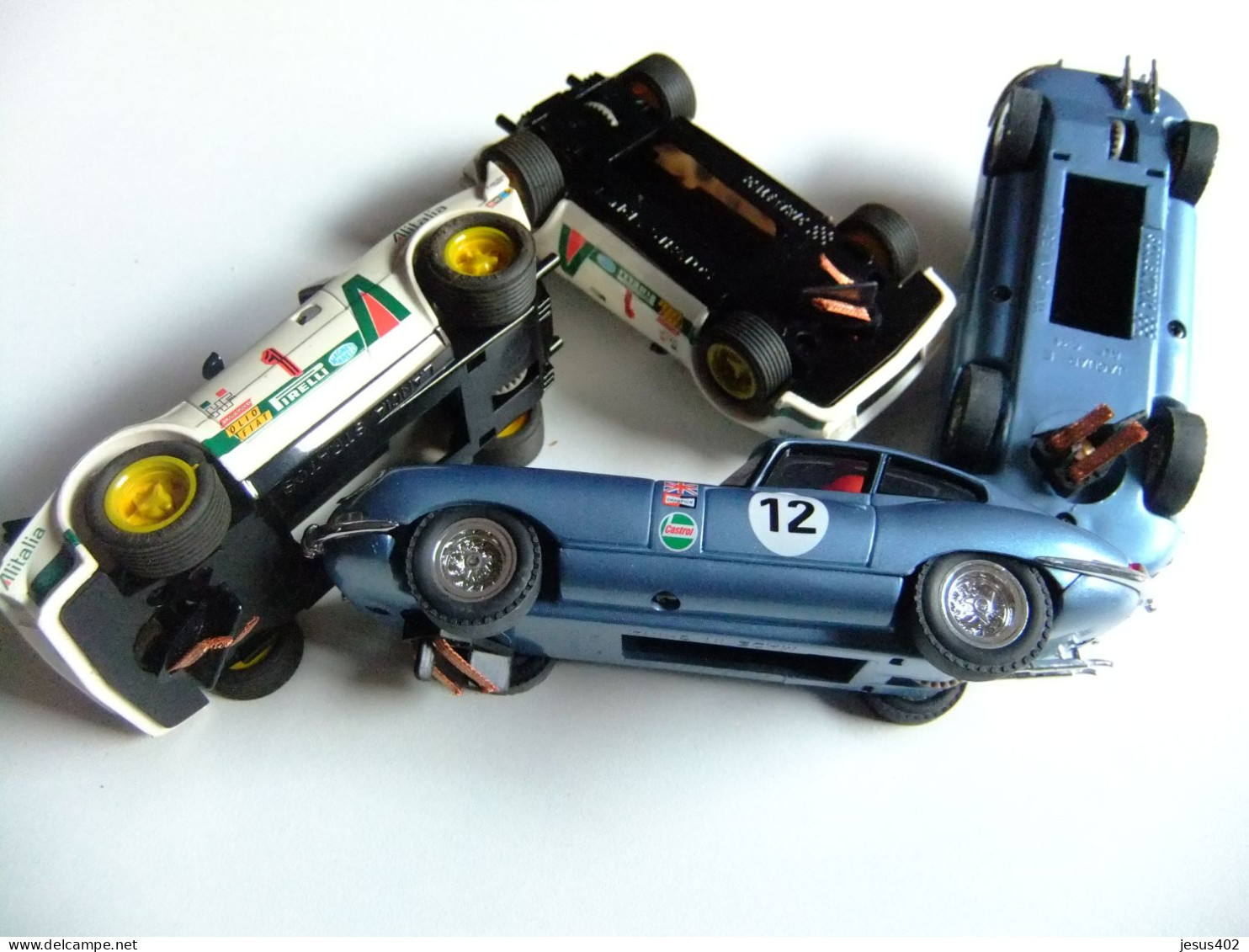 SCALEXTRIC CUATRO COCHES LANCIA STRATOS Y JAGUAR E ALTAYA