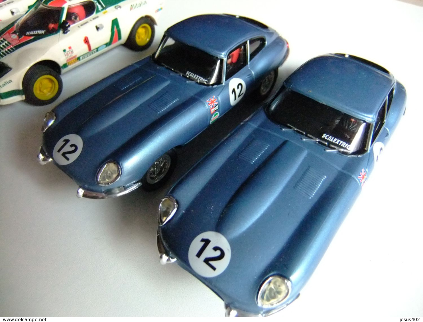 SCALEXTRIC CUATRO COCHES LANCIA STRATOS Y JAGUAR E ALTAYA