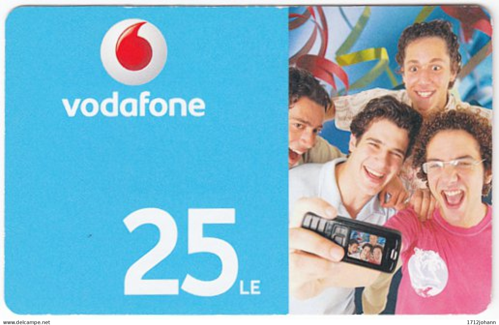 EGYPT A-495 Prepaid Vodafone - People, Youth - Used - Egipto