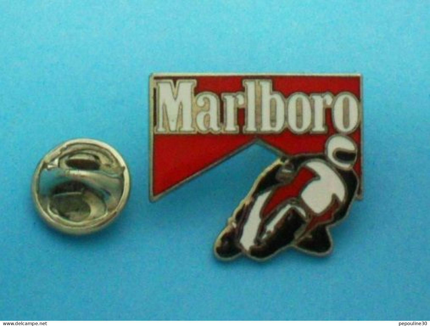 1 PIN'S //  ** CIRCUIT MOTO / MARLBORO ** - Motos