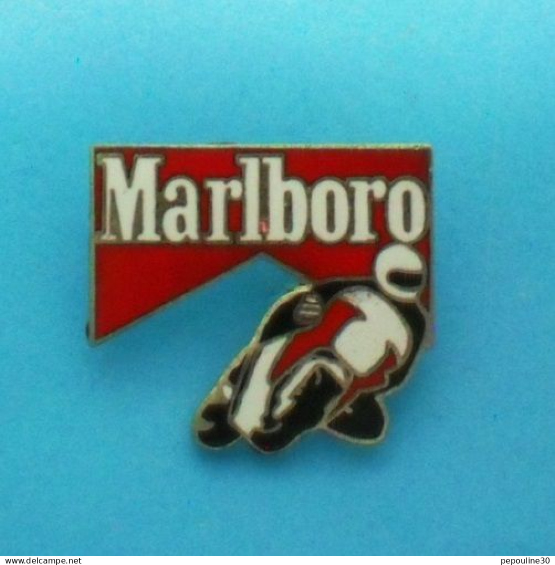 1 PIN'S //  ** CIRCUIT MOTO / MARLBORO ** - Motos