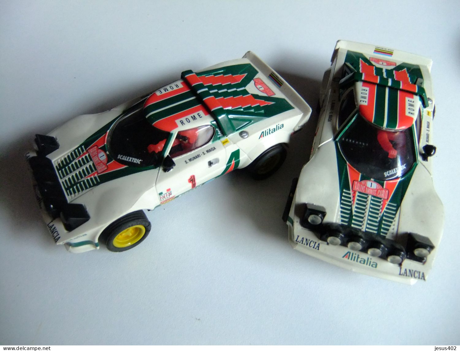 SCALEXTRIC DOS COCHES LANCIA STRATOS ALTAYA