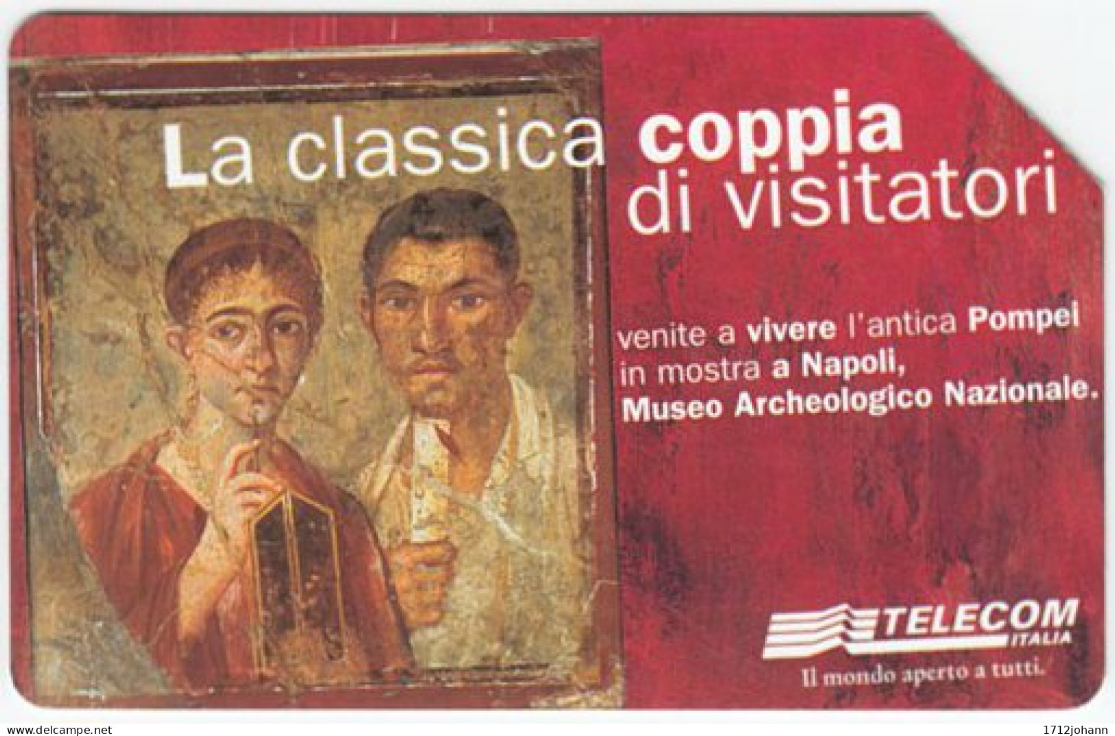 ITALY D-138 Magnetic SIP - Painting, Historic Picture Exp. 31.12.2001 - Used - Öff. Diverse TK