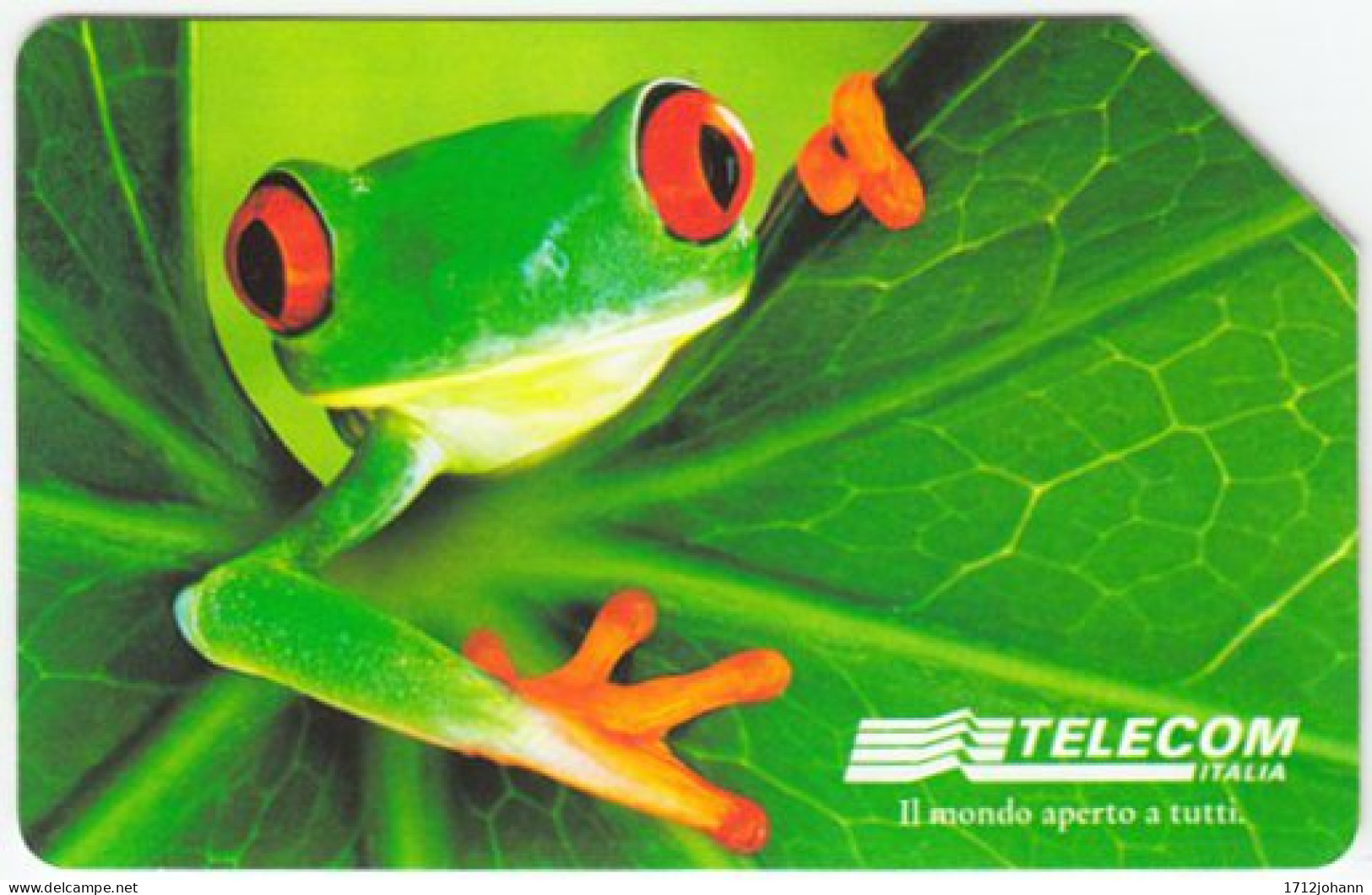ITALY D-165 Magnetic SIP - Animal, Frog Exp. 30.06.2001 - Used - Öff. Diverse TK
