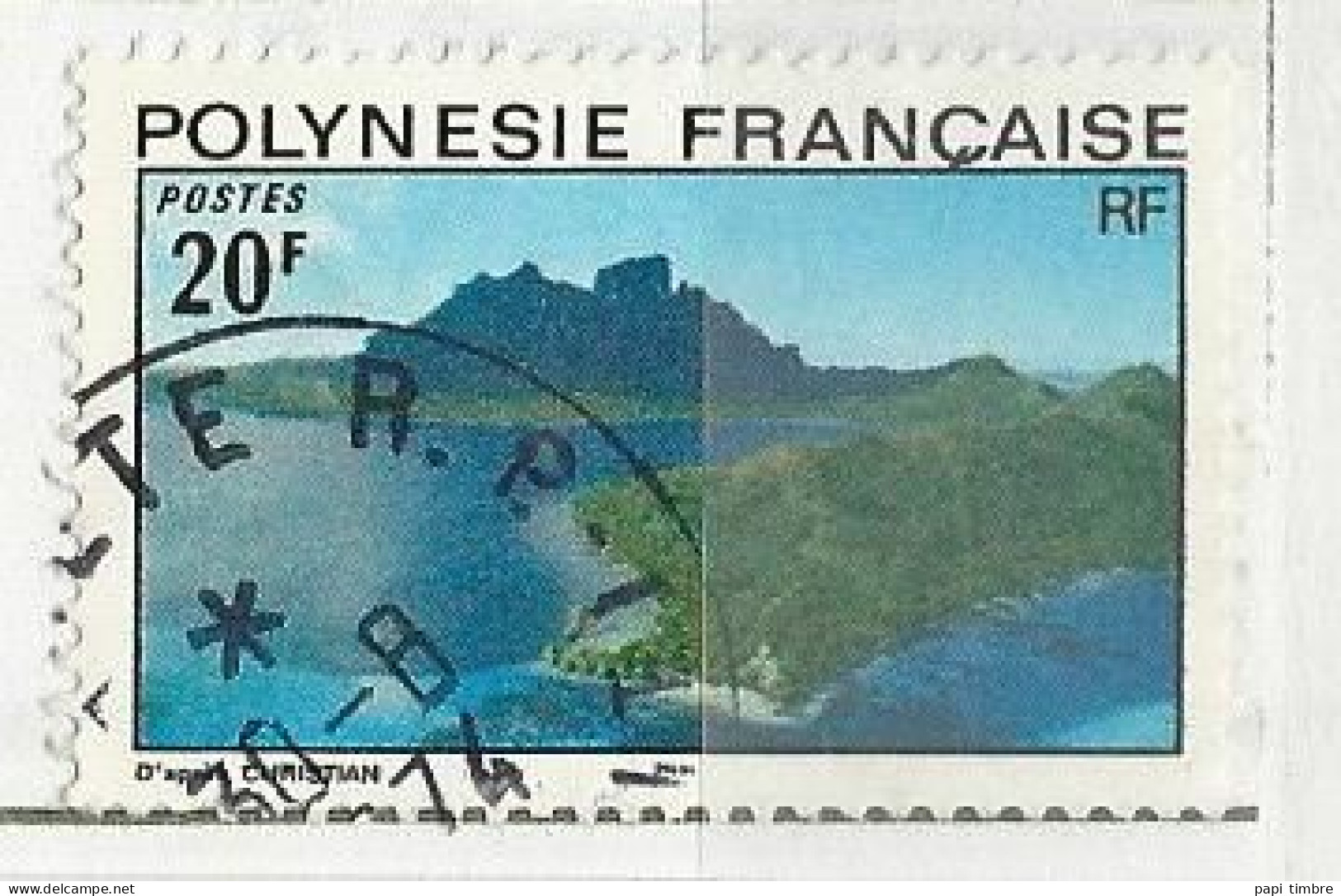 Polynésie - 1974 Paysages - N° 102 Obl. - Usati