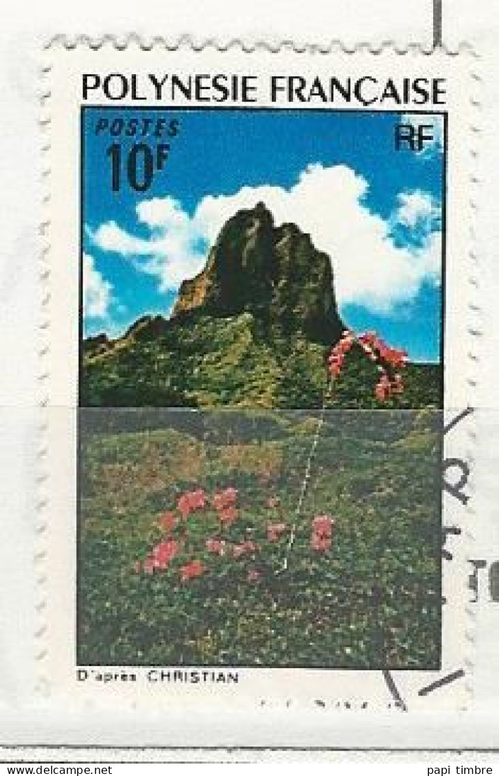 Polynésie - 1974 Paysages - N° 100 Obl. - Used Stamps