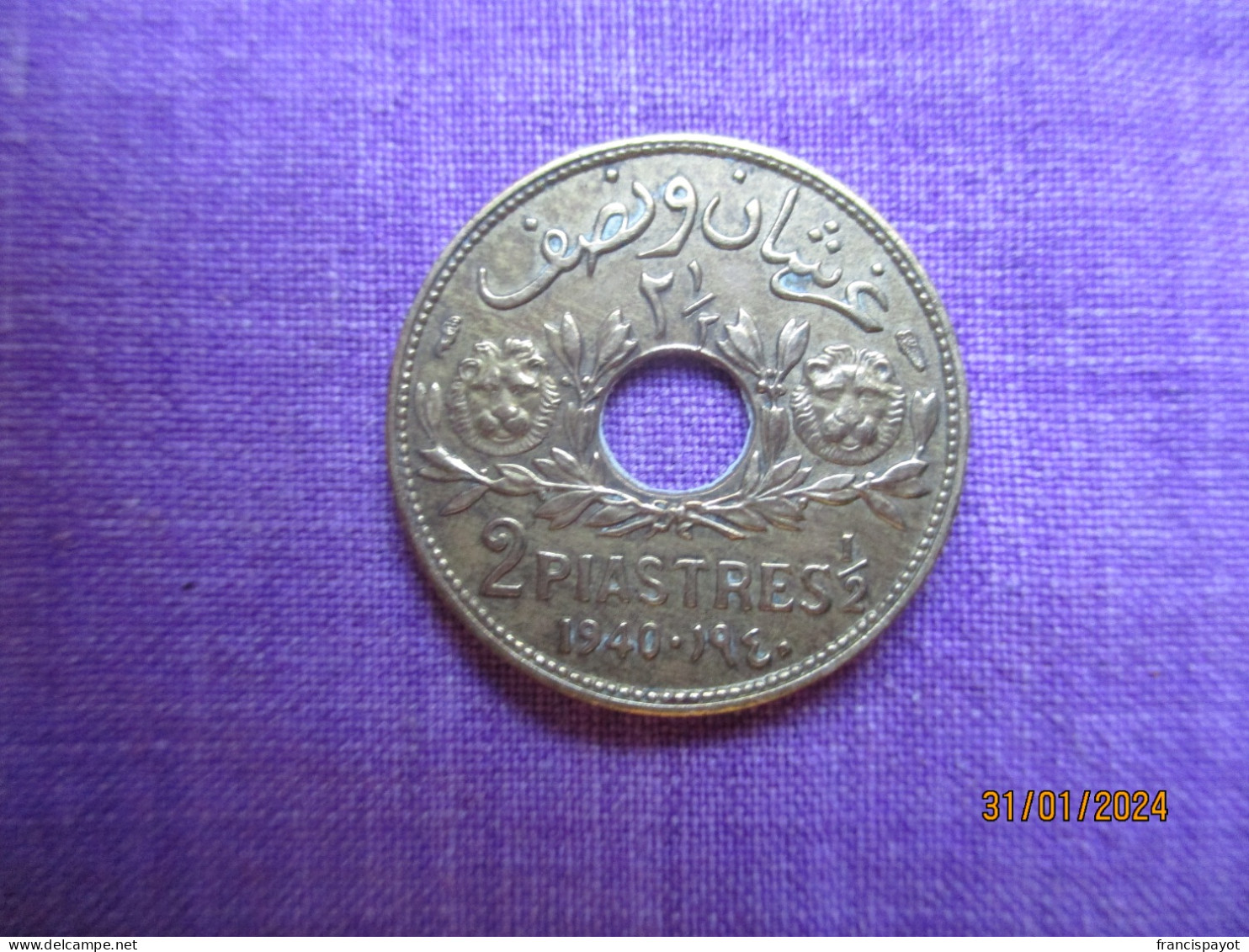 Liban. 2 Piastres 1940 - Libanon