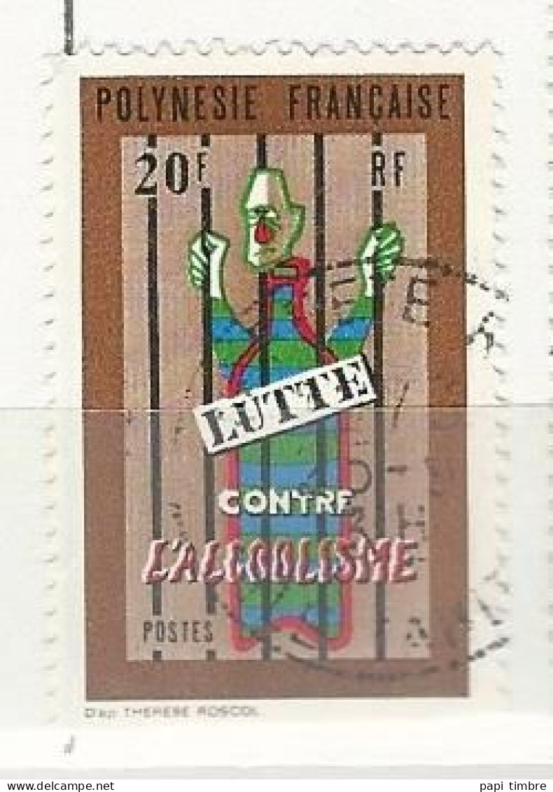 Polynésie - 1972 Lutte Contre L'alcoolisme - N° 92 Obl. - Used Stamps