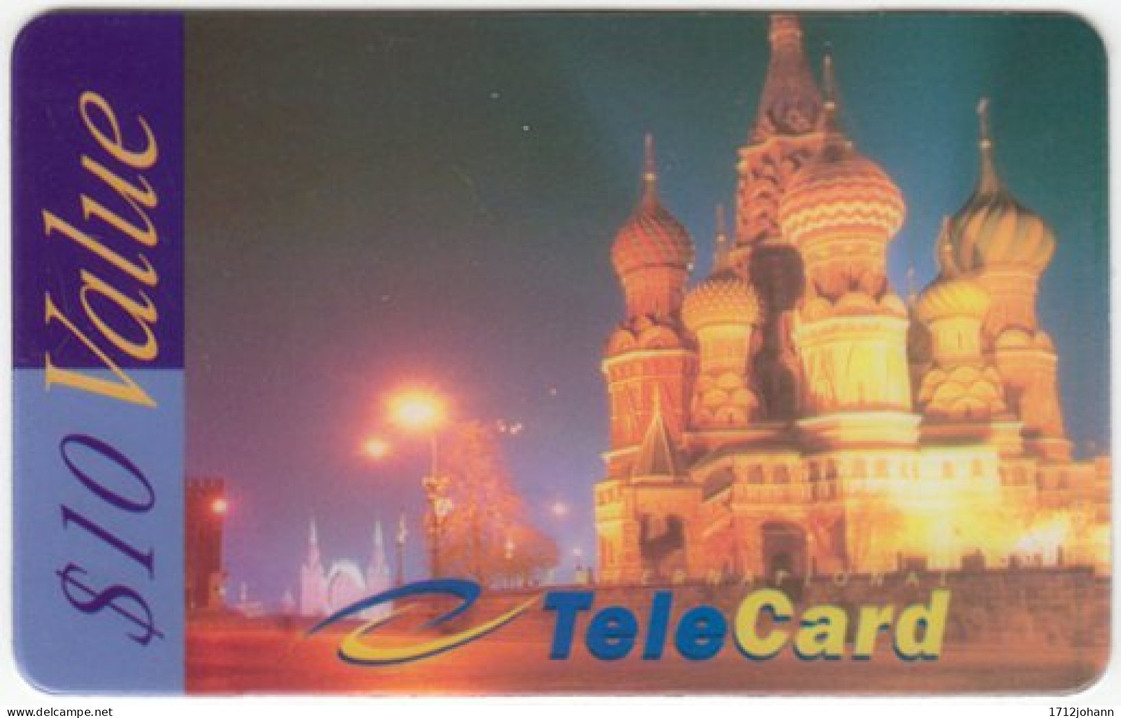 USA C-610 Prepaid TeleCard - Landmark, Moscow - Used - Sonstige & Ohne Zuordnung