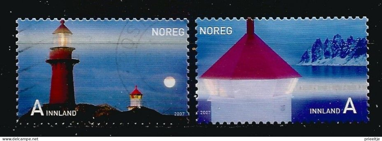 Norway 2007 Lighthouses Y.T. 1566/1567 (0) - Usati