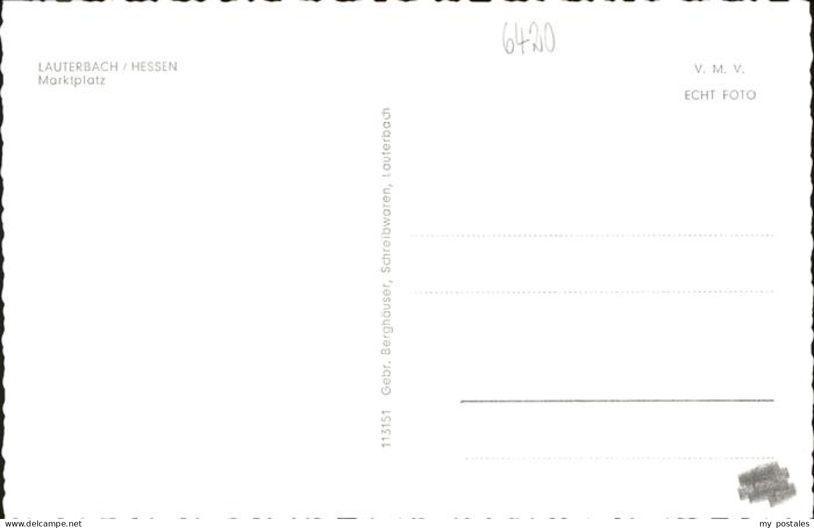 41255900 Lauterbach Hessen Marktplatz Lauterbach - Lauterbach