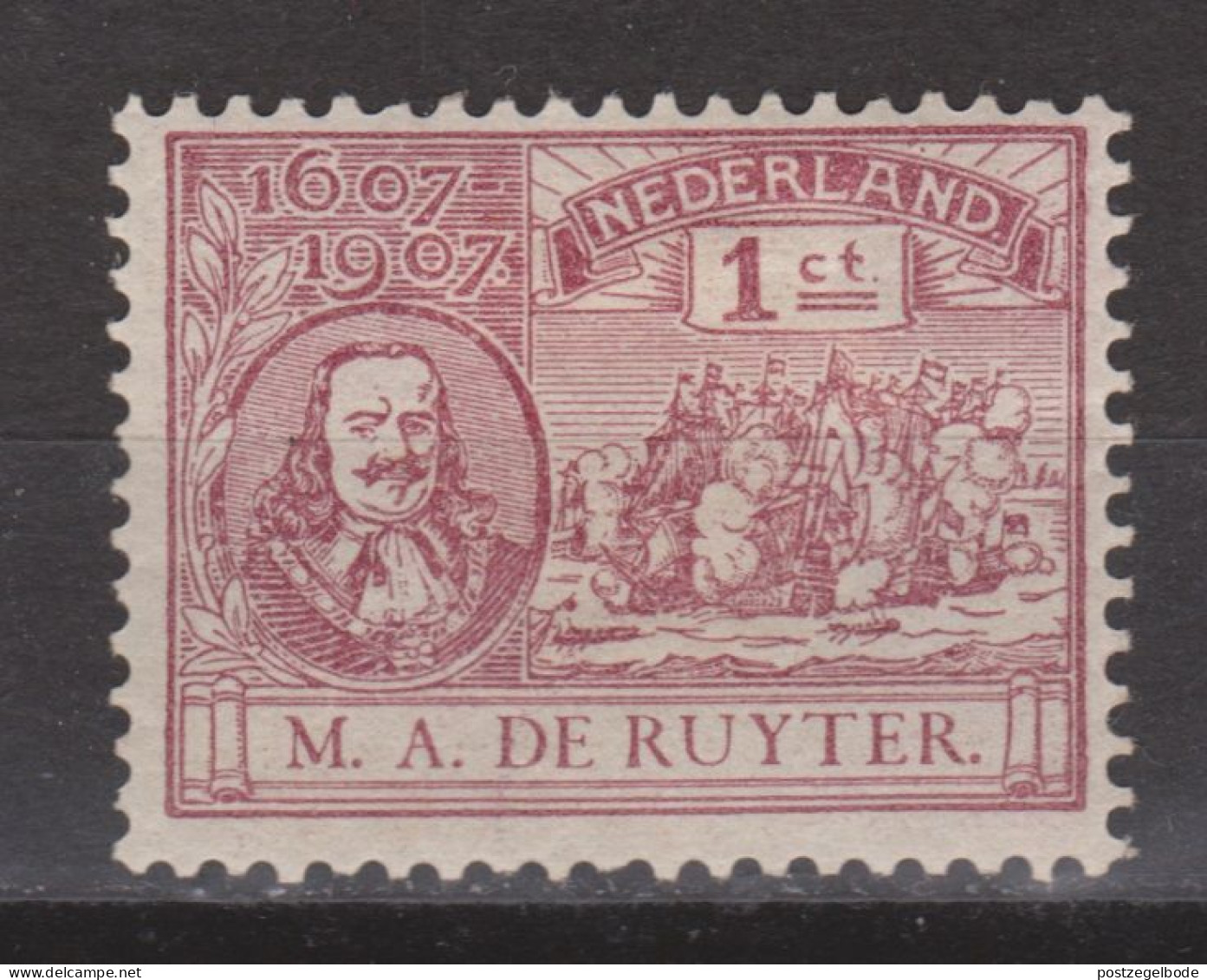 NVPH Nederland Netherlands Pays Bas Niederlande Holanda  88 MLH/ongebruikt Michiel De Ruyter 1907 - Nuevos