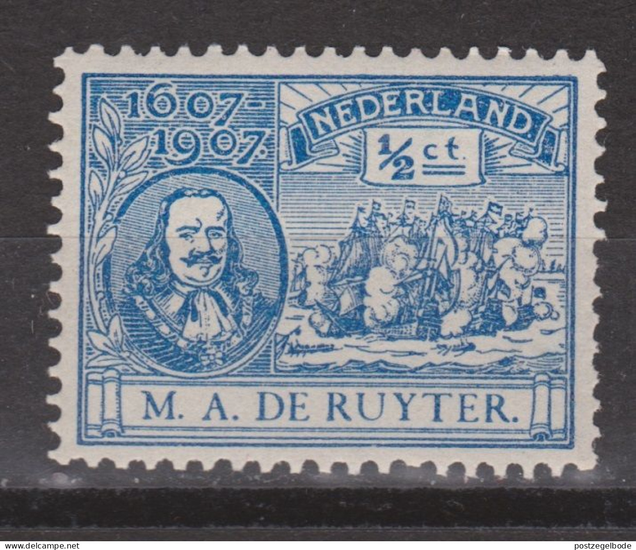 NVPH Nederland Netherlands Pays Bas Niederlande Holanda 87 MLH/ongebruikt Michiel De Ruyter 1907 - Ongebruikt