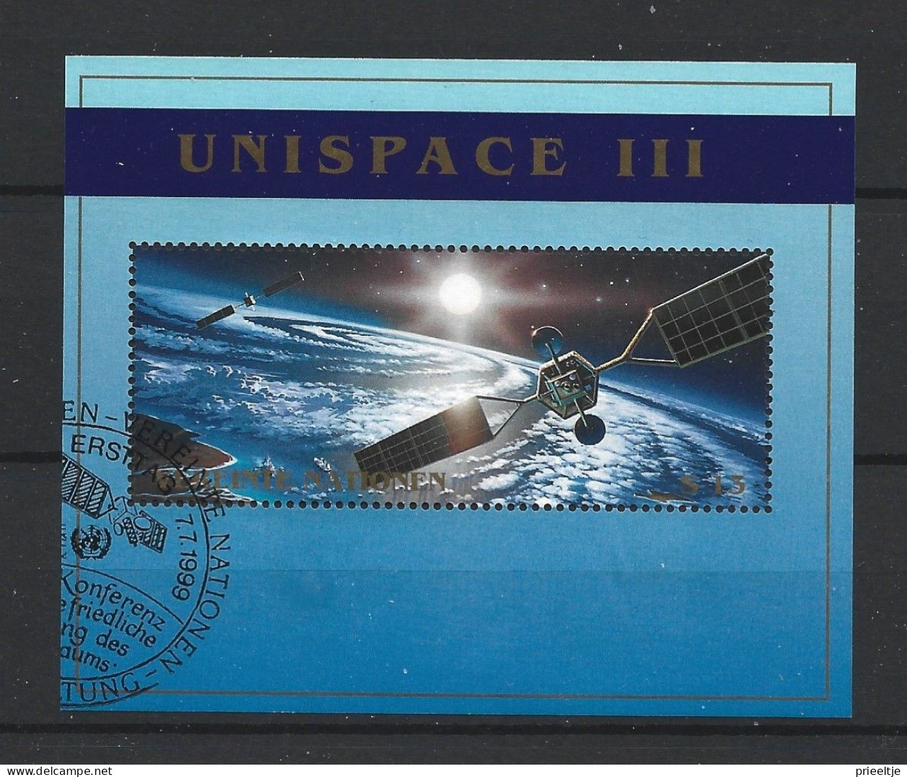 United Nations V. 1999 Unispace S/S Y.T. BF 10 (0) - Blocks & Kleinbögen