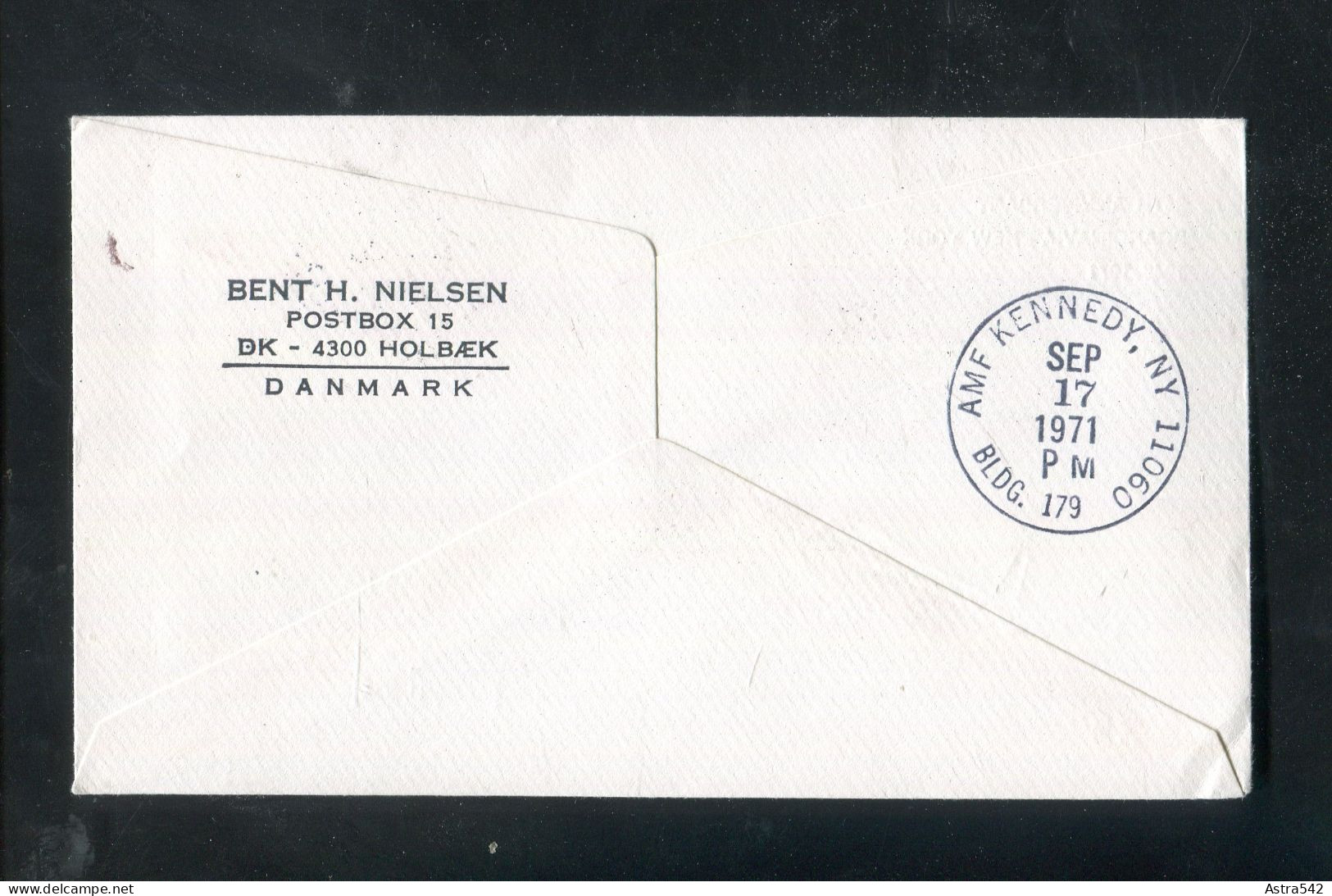 "NORWEGEN" 1971, SAS-Erstflugbrief "Oslo-New York" (7472) - Lettres & Documents