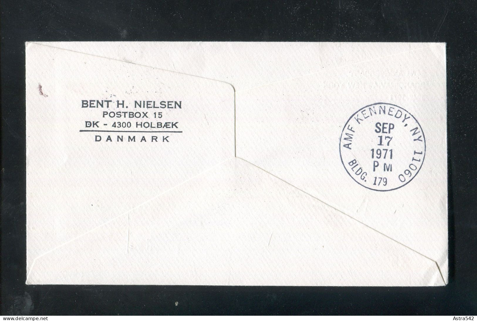 "NORWEGEN" 1971, SAS-Erstflugbrief "Oslo-New York" (7472) - Cartas & Documentos