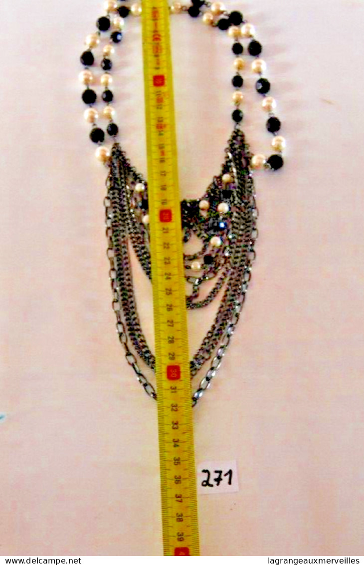 C271 Bijou De Collection - Fantaisie - Pendentif - Parure - Perle - Necklaces/Chains
