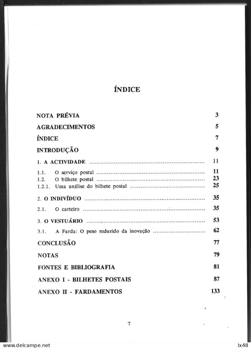 Book Entitled 'The Postman's Costume And Meaning Of An Activity' Edition Of Post Office Museum, Portugal 1995. 144 Pag - Livres Anciens