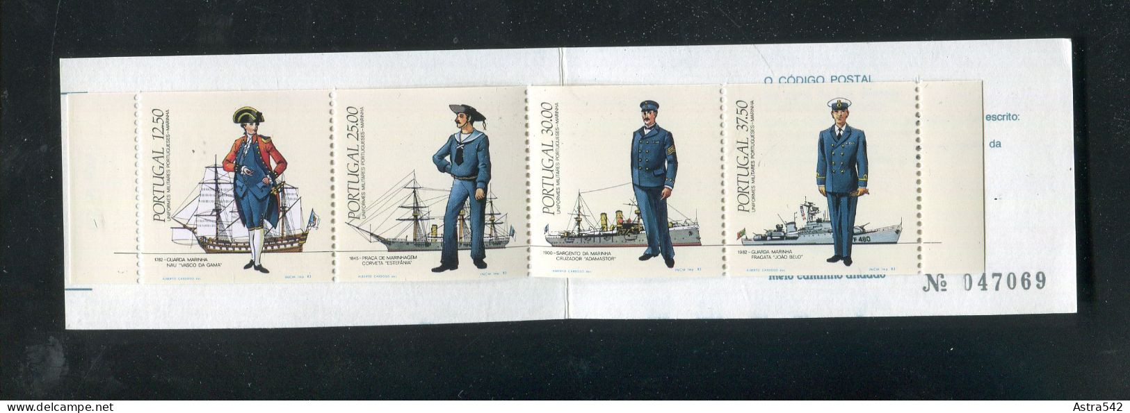 "PORTUGAL" 1983, Markenheftchen Mi. 1 "Uniformen" ** (7499) - Cuadernillos