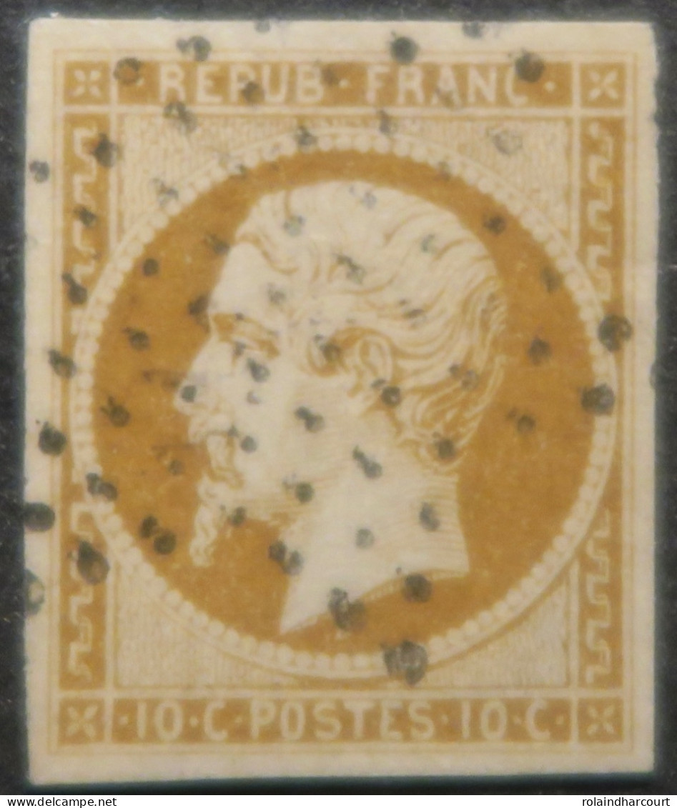 X518 - LOUIS-NAPOLEON - N°9a (B Sous Le Buste) - LUXE - BELLE ETOILE MUETTE DE PARIS - Cote (2024) : 950,00 € - 1852 Louis-Napoléon