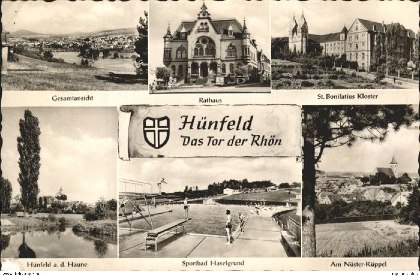 41254711 Huenfeld Rathaus St Bofatius Kloster Huenfeld - Huenfeld