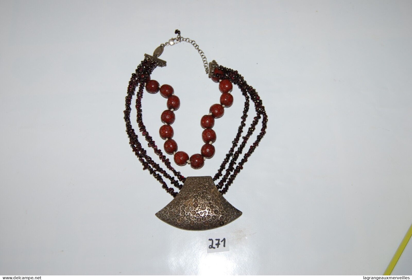 C271 Bijou De Collection - Pendentif - Stylé Africain - Babylone - Paris - Pendants