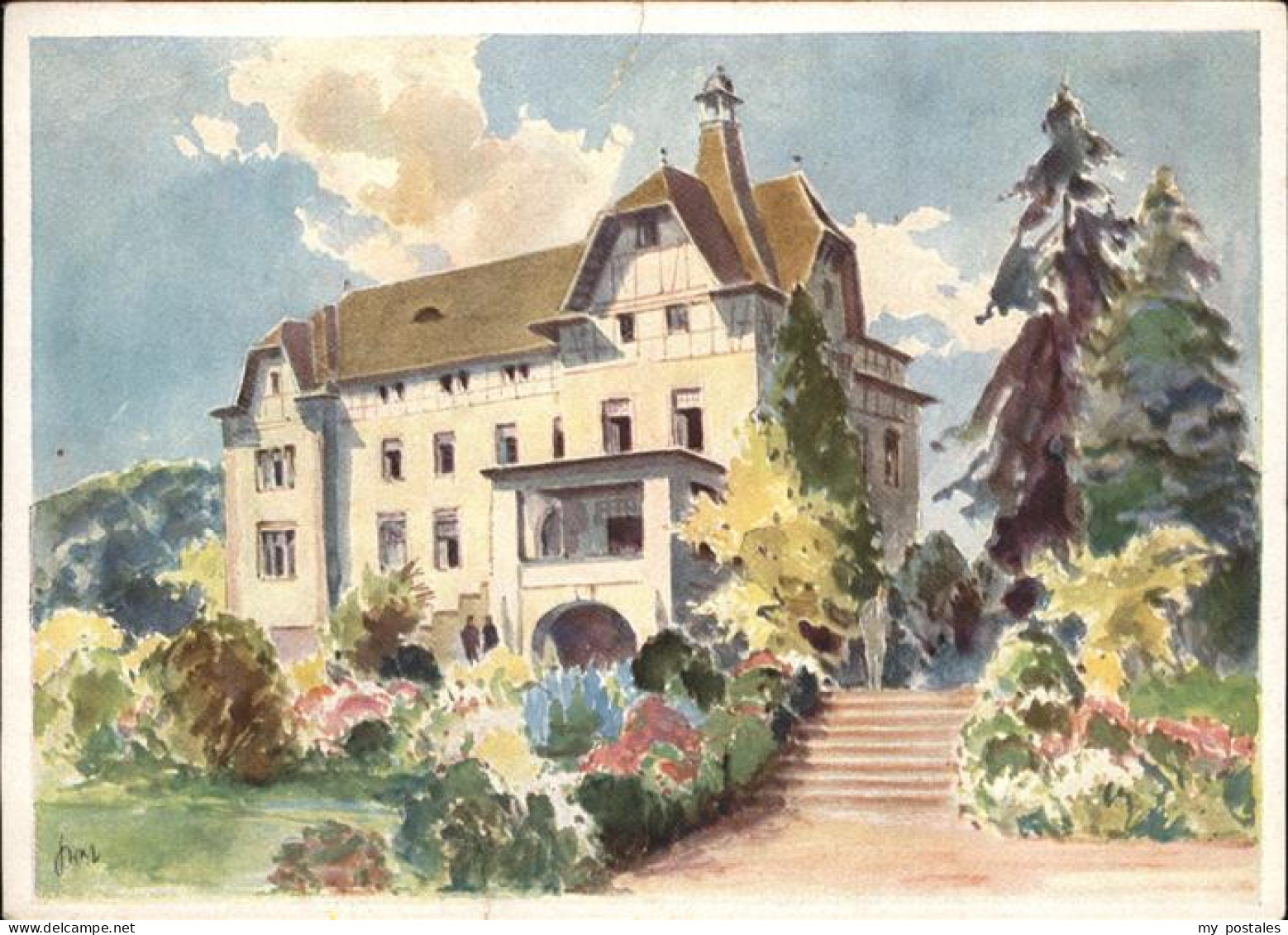 41254501 Kirchheimbolanden Erholungshaus Gemalt Kirchheimbolanden - Kirchheimbolanden