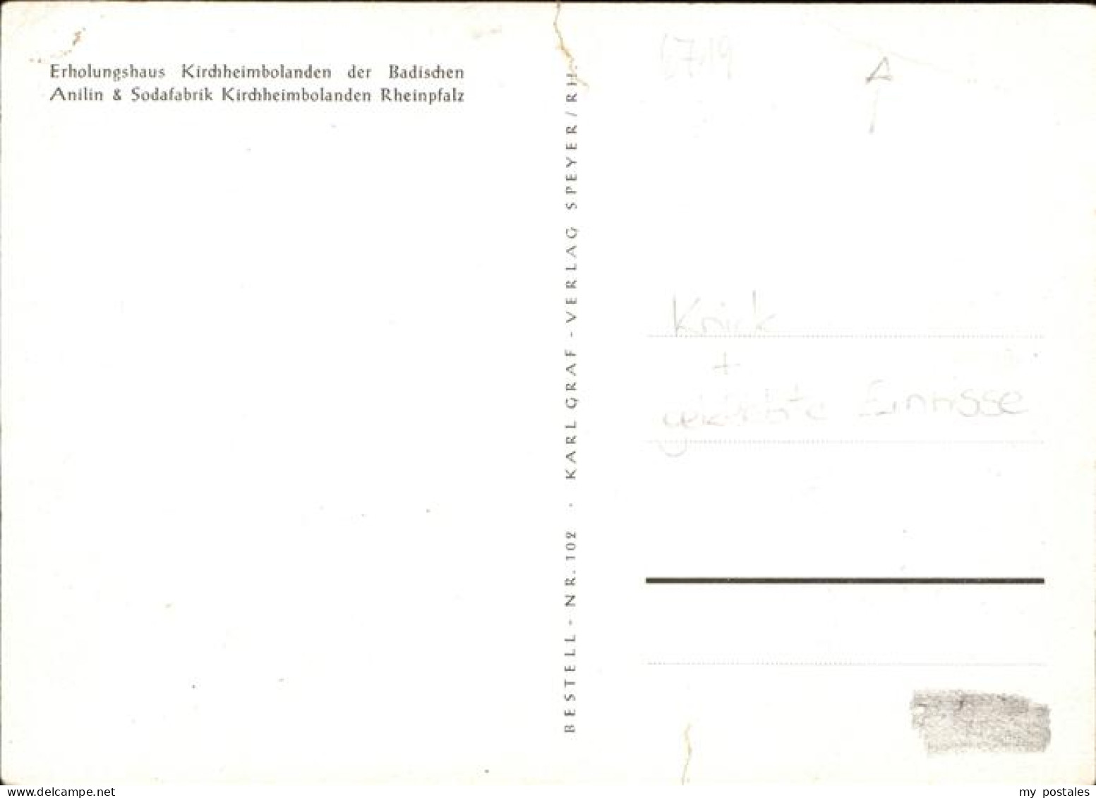 41254501 Kirchheimbolanden Erholungshaus Gemalt Kirchheimbolanden - Kirchheimbolanden