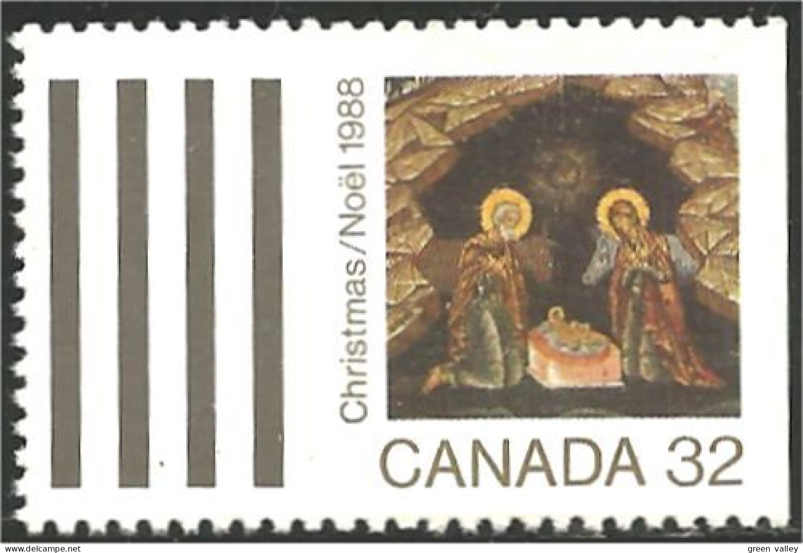 Canada Noel Christmas 1988 Nativity MNH ** Neuf SC (C12-25da) - Neufs
