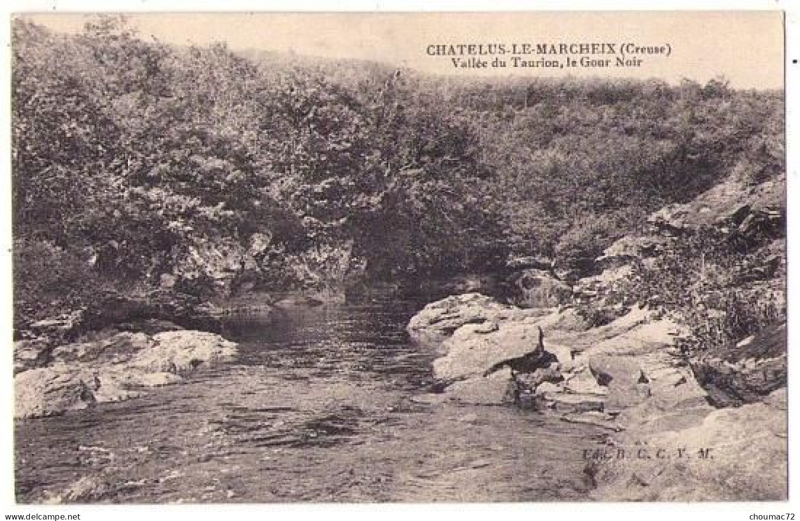 (23) 168, Chatelus Le Marcheix, BCGVM, Vallée Du Taurion, Le Gour Noir - Chatelus Malvaleix