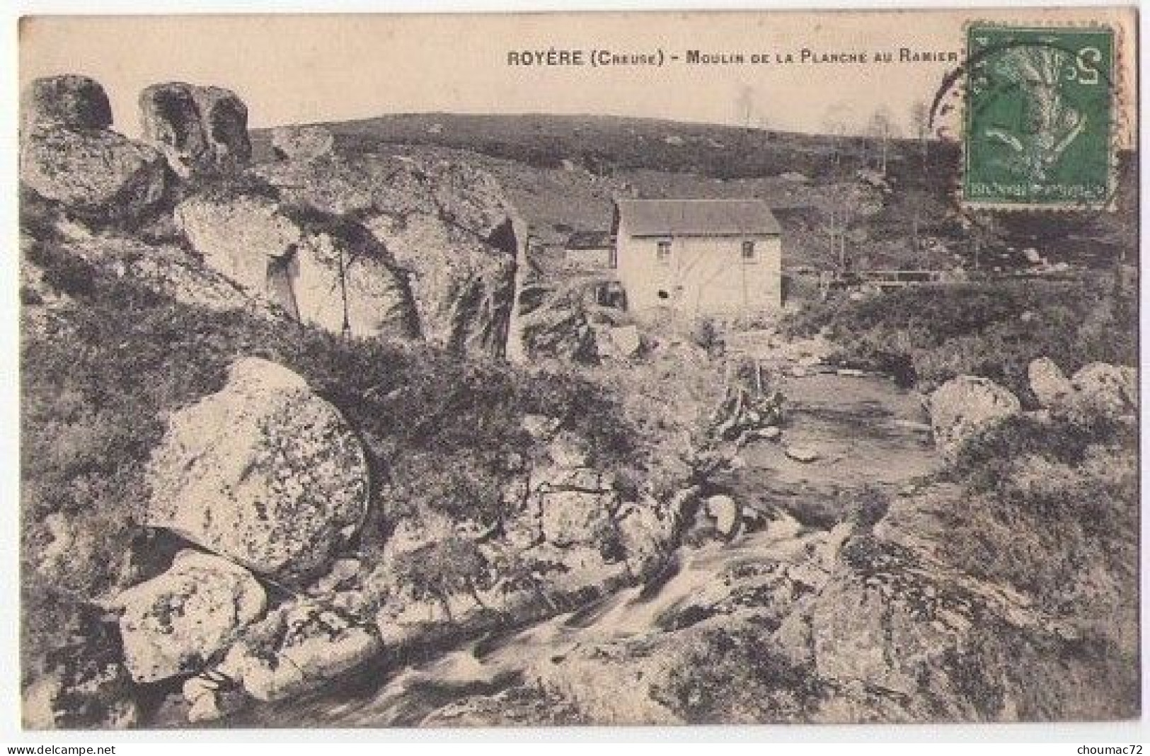 (23) 075, Royère, Moulin De La Planche Au Ramier - Royere