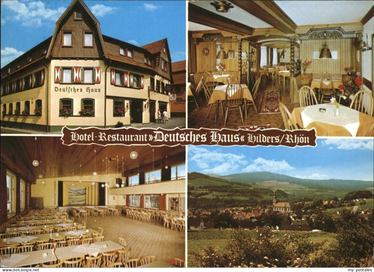 41254268 Hilders Rhoen Hotel Restaurant Deutsches Haus Batten - Hilders