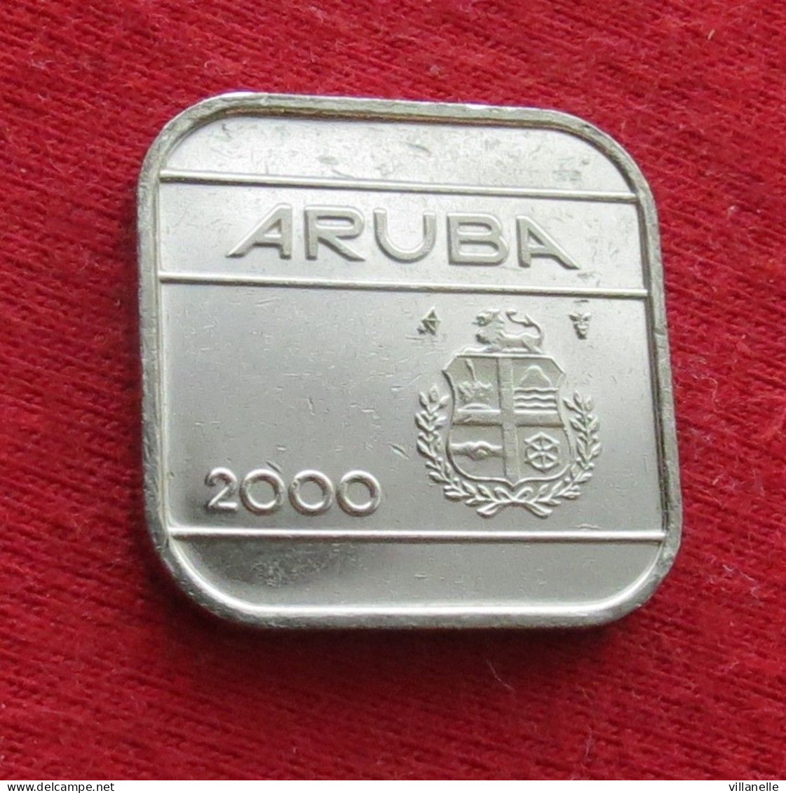 Aruba 50 Cents 2000 KM# 4 Lt 215 *VT - Aruba