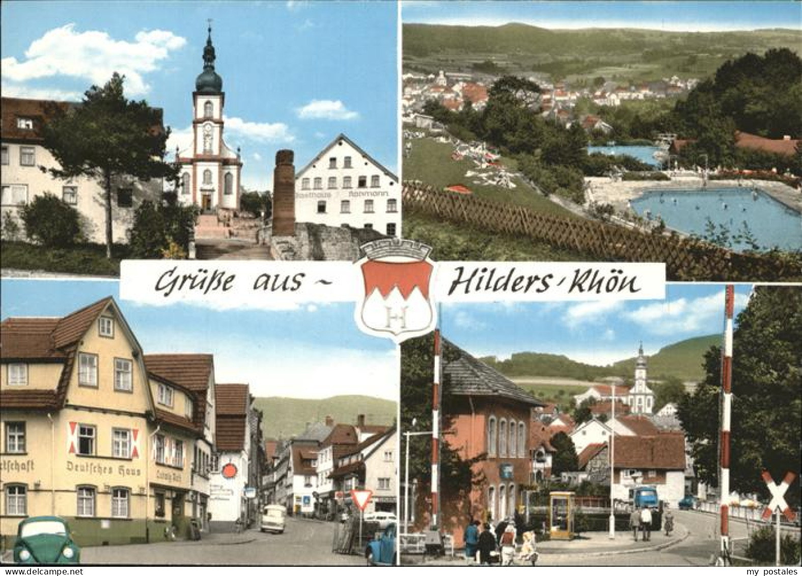 41254255 Hilders Rhoen Wappen Freibad Batten - Hilders