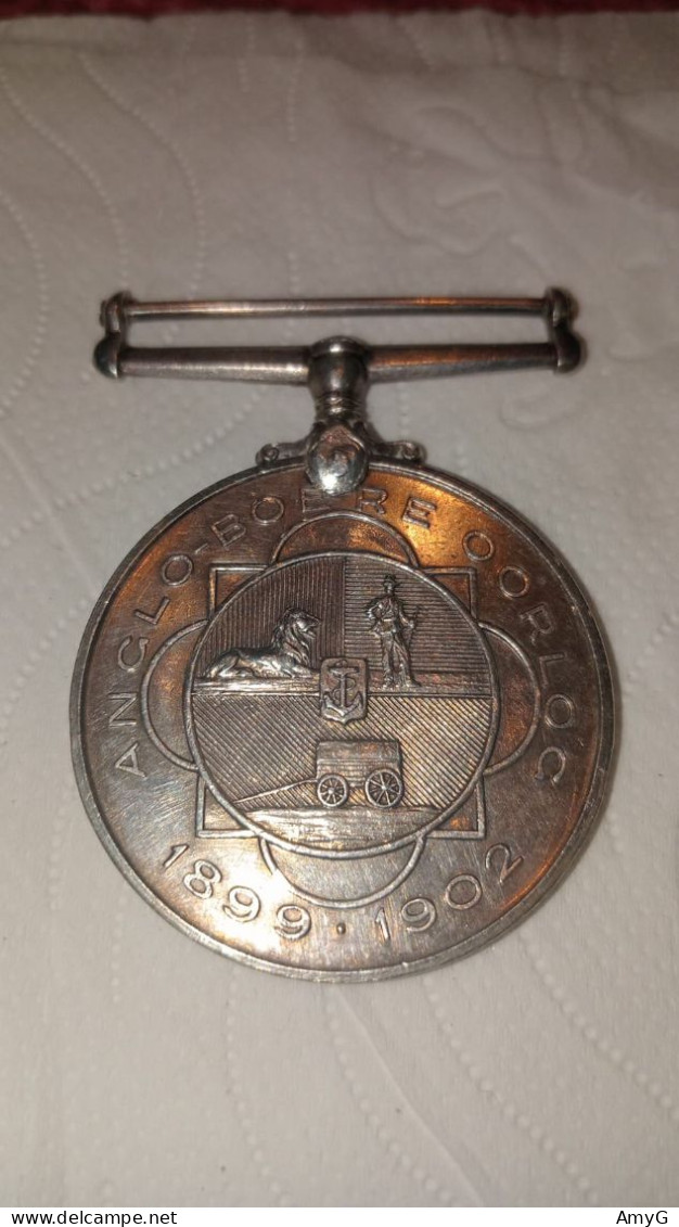 1899-1902 Anglo Boer War Medal ( No Ribbon ) - Otros & Sin Clasificación