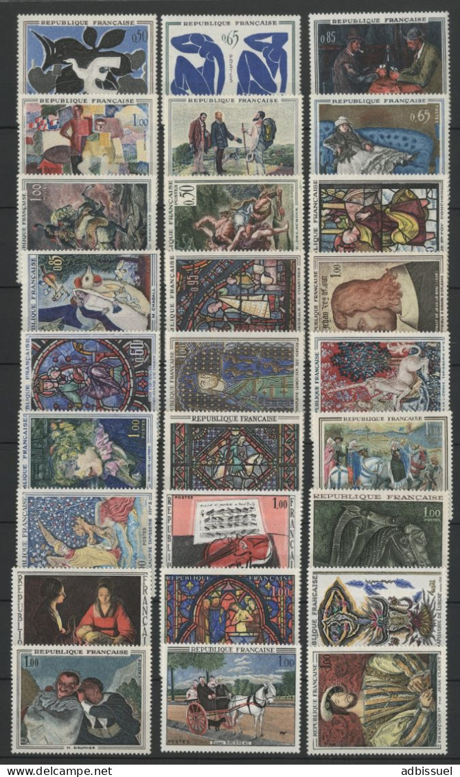 MUSEE IMAGINAIRE TABLEAUX COLLECTION COMPLETE De 1961 à 2010 (9 Photos) Cote 624,10 € Neufs ** (MNH) Qualité TB - Collections