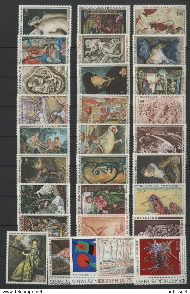 MUSEE IMAGINAIRE TABLEAUX COLLECTION COMPLETE De 1961 à 2010 (9 Photos) Cote 624,10 € Neufs ** (MNH) Qualité TB - Collections