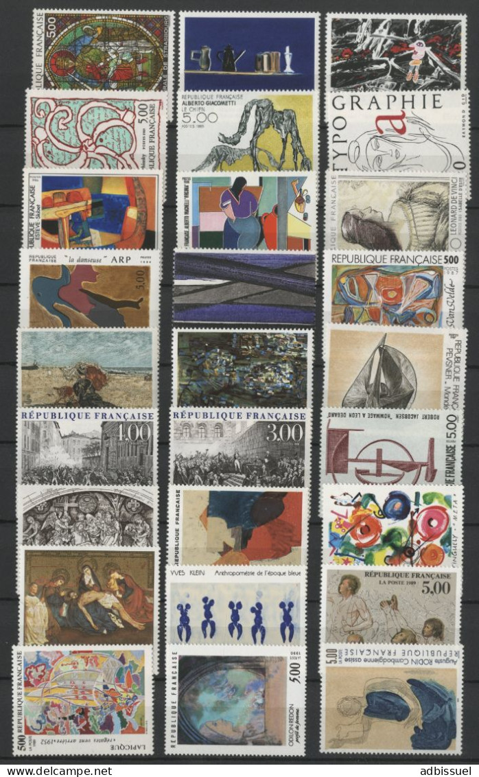 MUSEE IMAGINAIRE TABLEAUX COLLECTION COMPLETE De 1961 à 2010 (9 Photos) Cote 624,10 € Neufs ** (MNH) Qualité TB - Collections