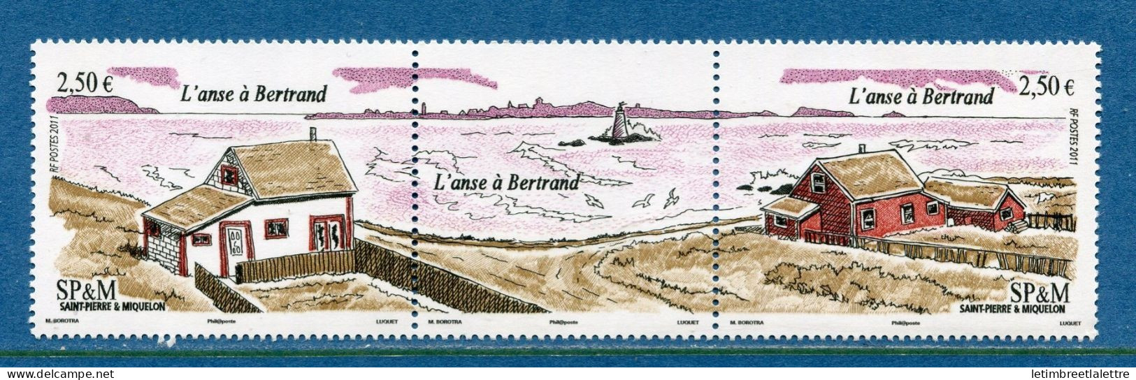 Saint Pierre Et Miquelon - YT N° 1014 Et 1015 ** - Neuf Sans Charnière - 2011 - Unused Stamps