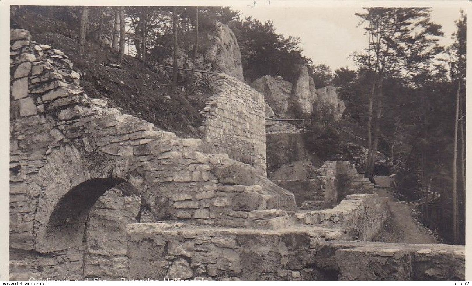 AK Geislingen An Der Steige  -  Burgruine Helfenstein - 1937 (67208) - Geislingen