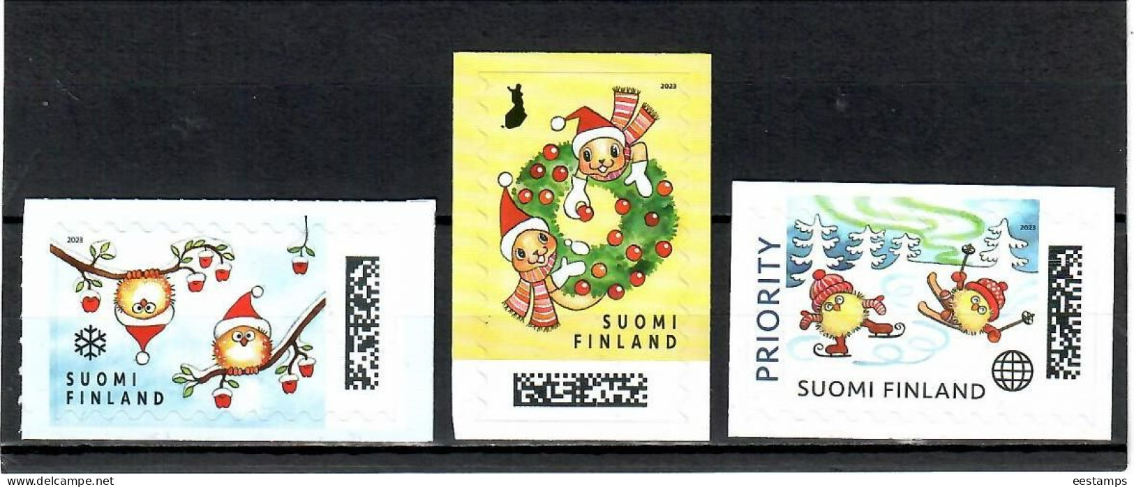 Finland  2023 . Merry Christmas And Happy New Year ! 3v. - Unused Stamps