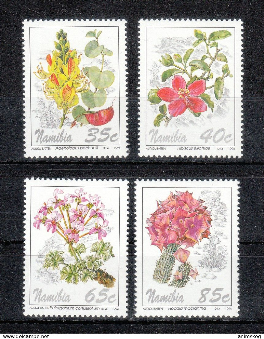 Namibia 1994**, Blumen Der Namib-Wüste, Sukkulenten / Namibia 1994,  MNH, Flowers Of Namib Desert, Succulents - Sukkulenten