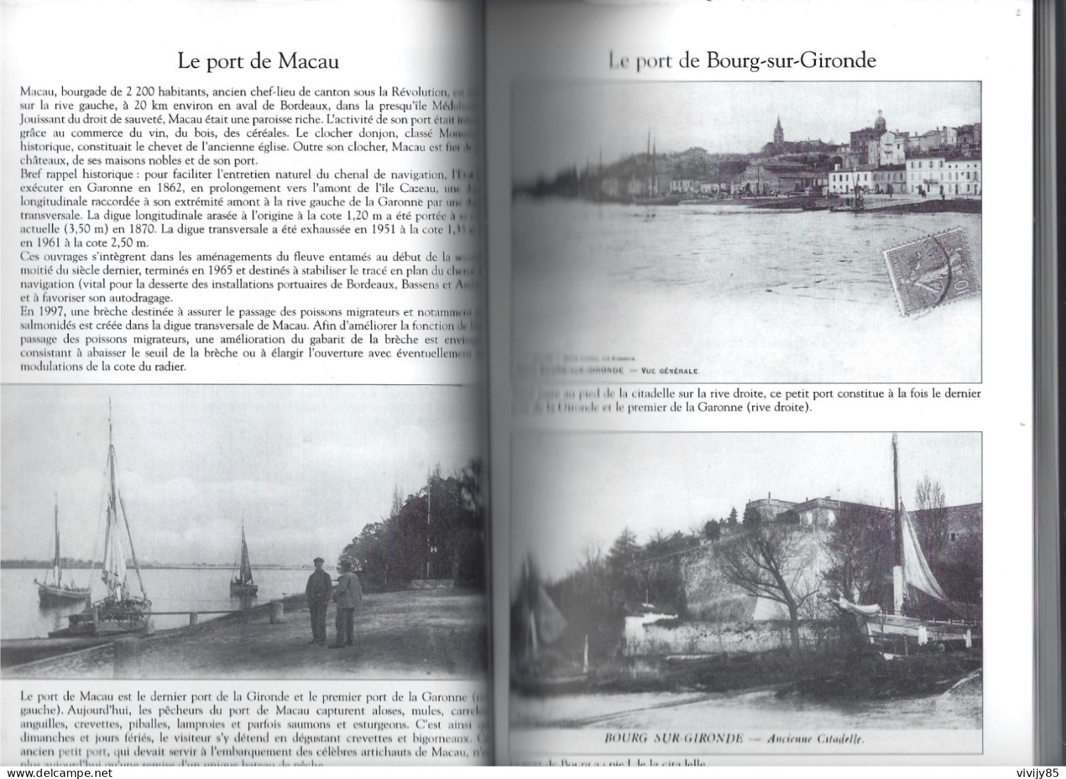 33 - BORDEAUX - T.B. Livre Illustré De 127 Pages " Gabares De Basse Garonne " - Aquitaine