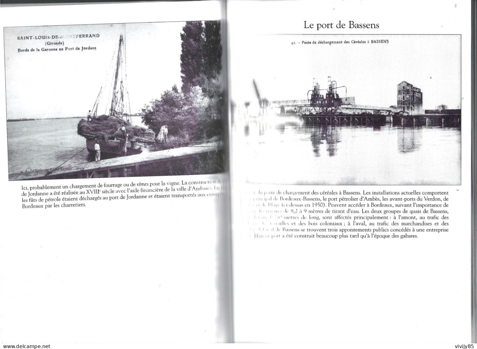 33 - BORDEAUX - T.B. Livre Illustré De 127 Pages " Gabares De Basse Garonne " - Aquitaine