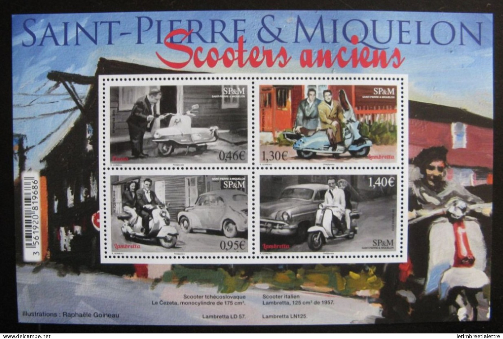 Saint Pierre Et Miquelon - YT N° F 1205 à 1208 ** - Neuf Sans Charnière - 2018 - Unused Stamps