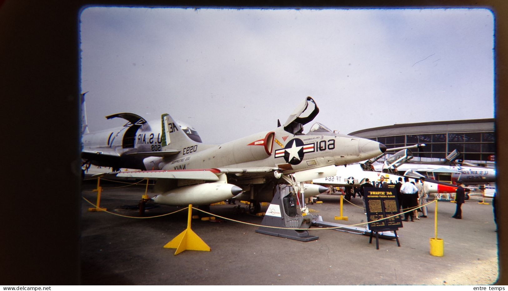 Lot Diapo Aviation Diapositives Le Bourget 1963 - Diapositives (slides)